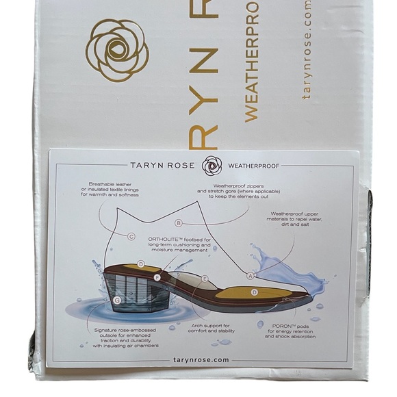 NWB Taryn Rose Woven Floral Loafers in Chalk - Picture 4 of 15